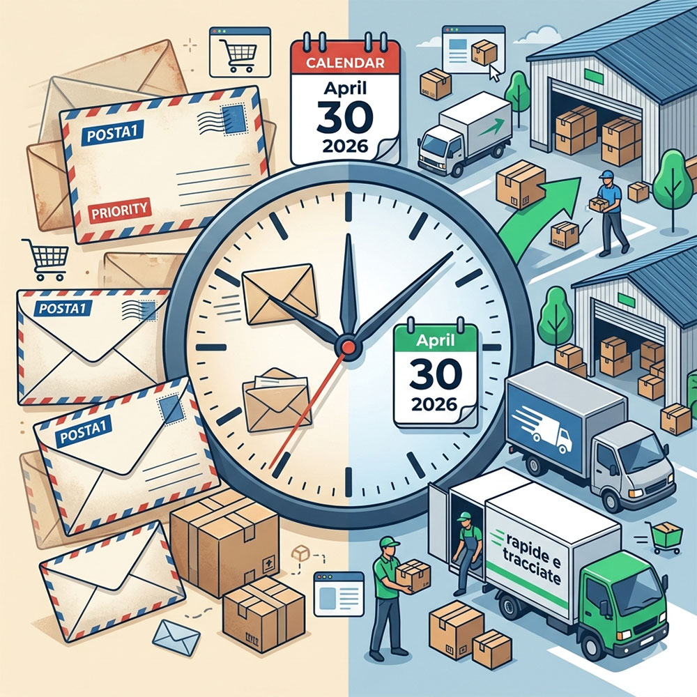 Addio a Posta1 e Posta Priority nel 2026: servizi postali dismessi, cambiano le spedizioni per ecommerce e venditori online