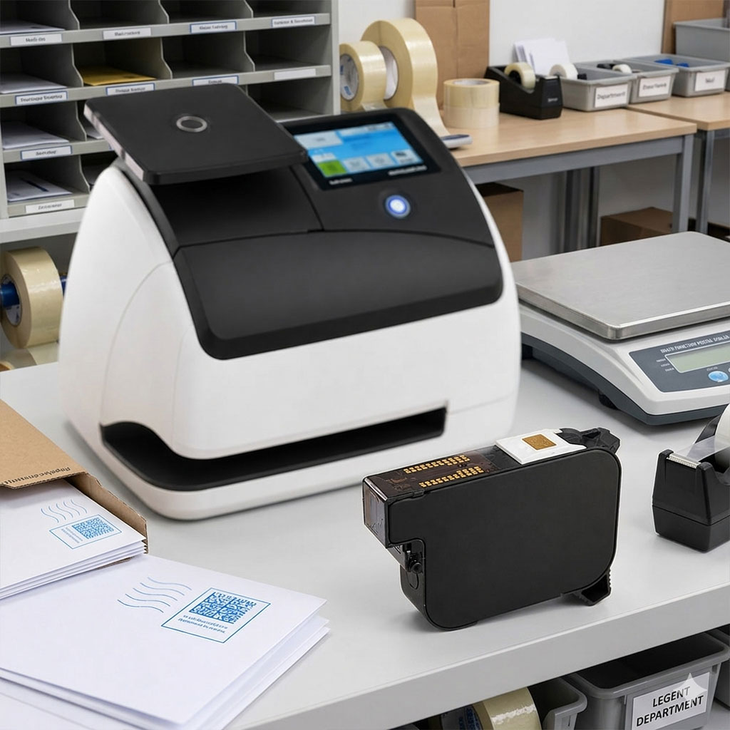 PostBase Mini con cartuccia originale FP non riconosciuta, errore di stampa e soluzione per affrancatrice